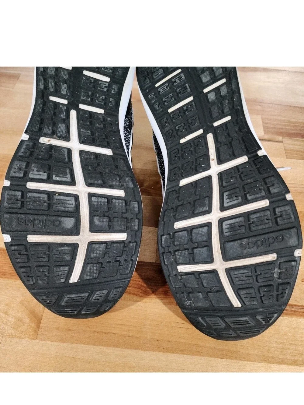 Adidas Men's Energy Falcon Black Running Shoes Size 8 Cloudfoam Comfort Insoles